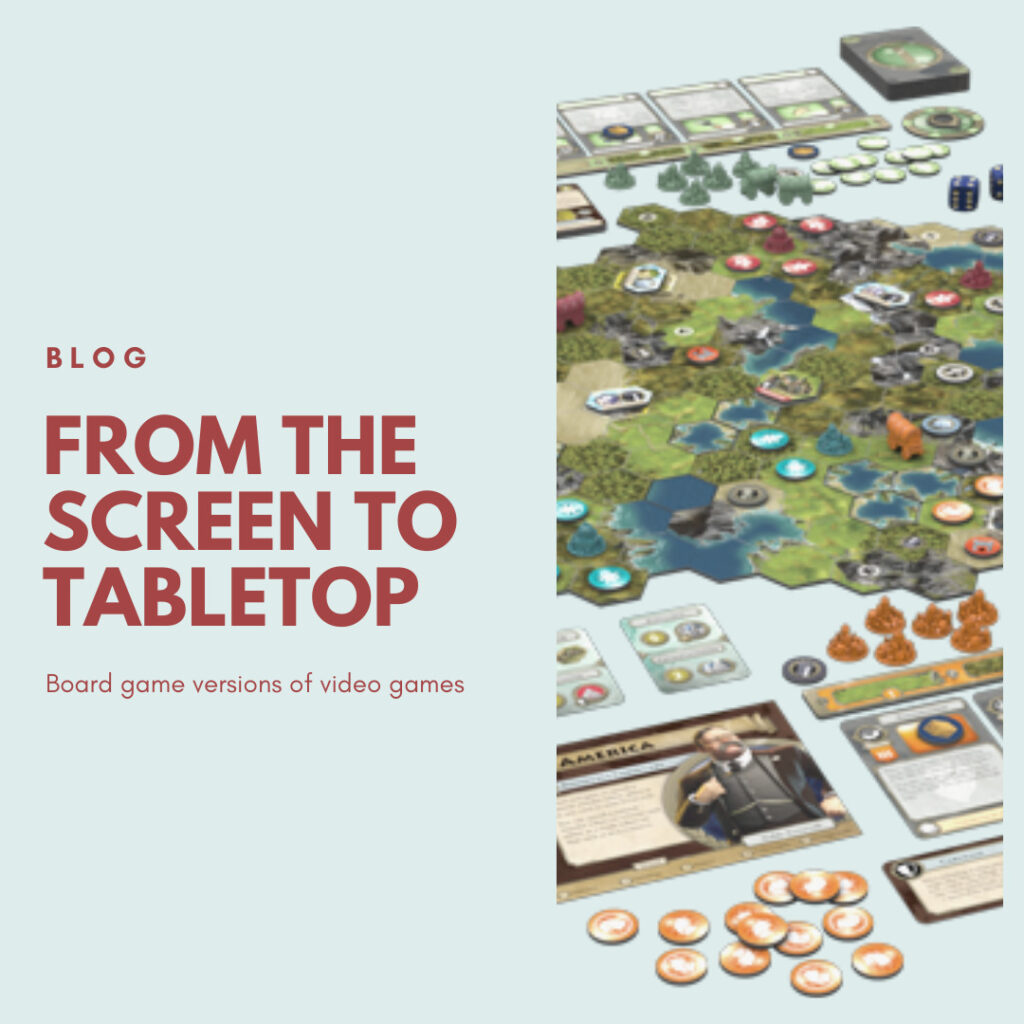 From Screen to Table: Board Games of Video Games